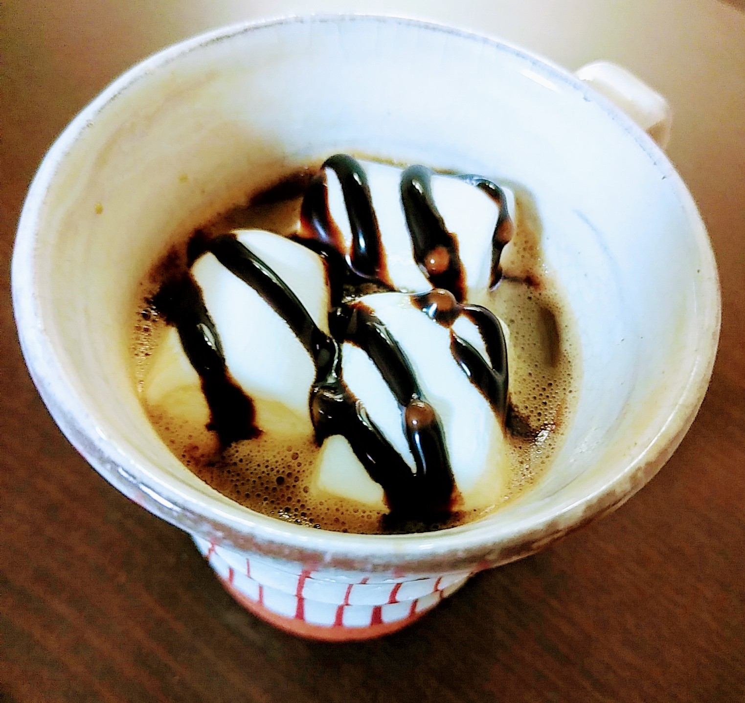 おうちcafe♡簡単！マシュマロカフェモカ