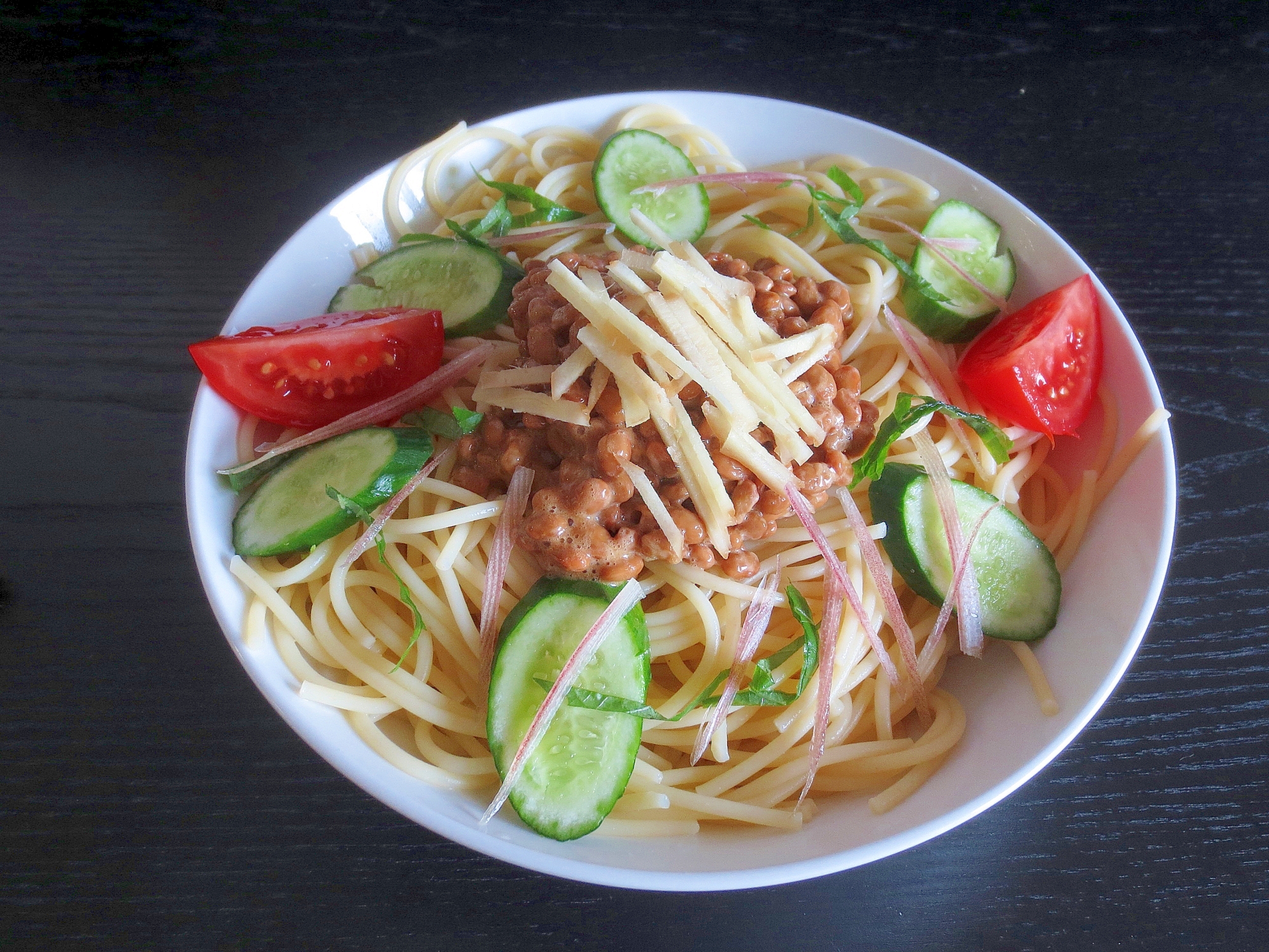 さっぱり！納豆スパゲッティー