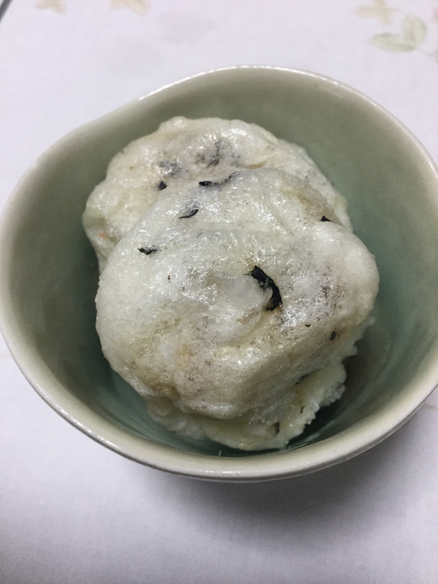 味付け海苔と昆布茶でお餅のおかき風