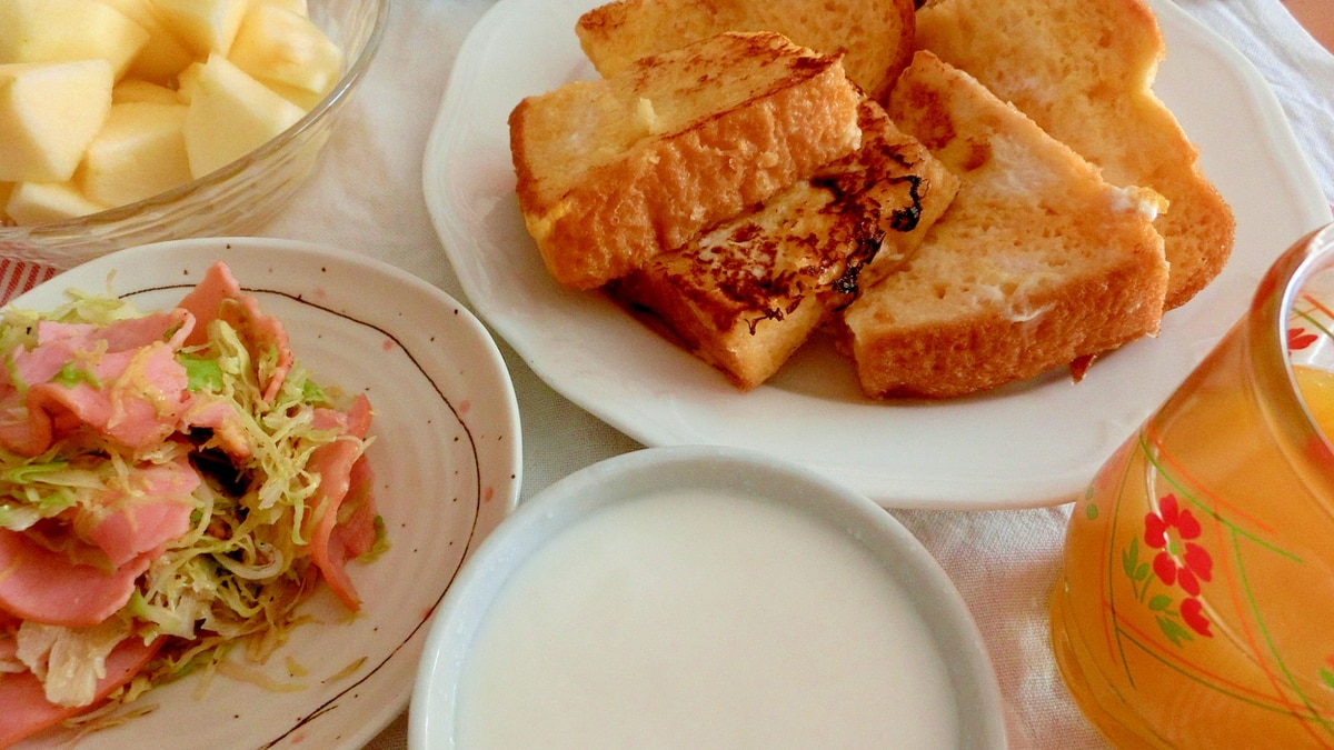 卵 牛乳 砂糖だけで完成 基本のフレンチトースト レシピ 作り方 By こばやしあおい 楽天レシピ 卵 牛乳 砂糖だけで完成 基本のフレンチトースト レシピ 作り方 By こばやしあおい 楽天レシピ