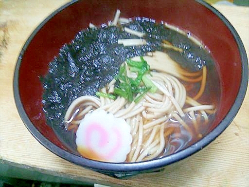 海苔蕎麦/なると入り