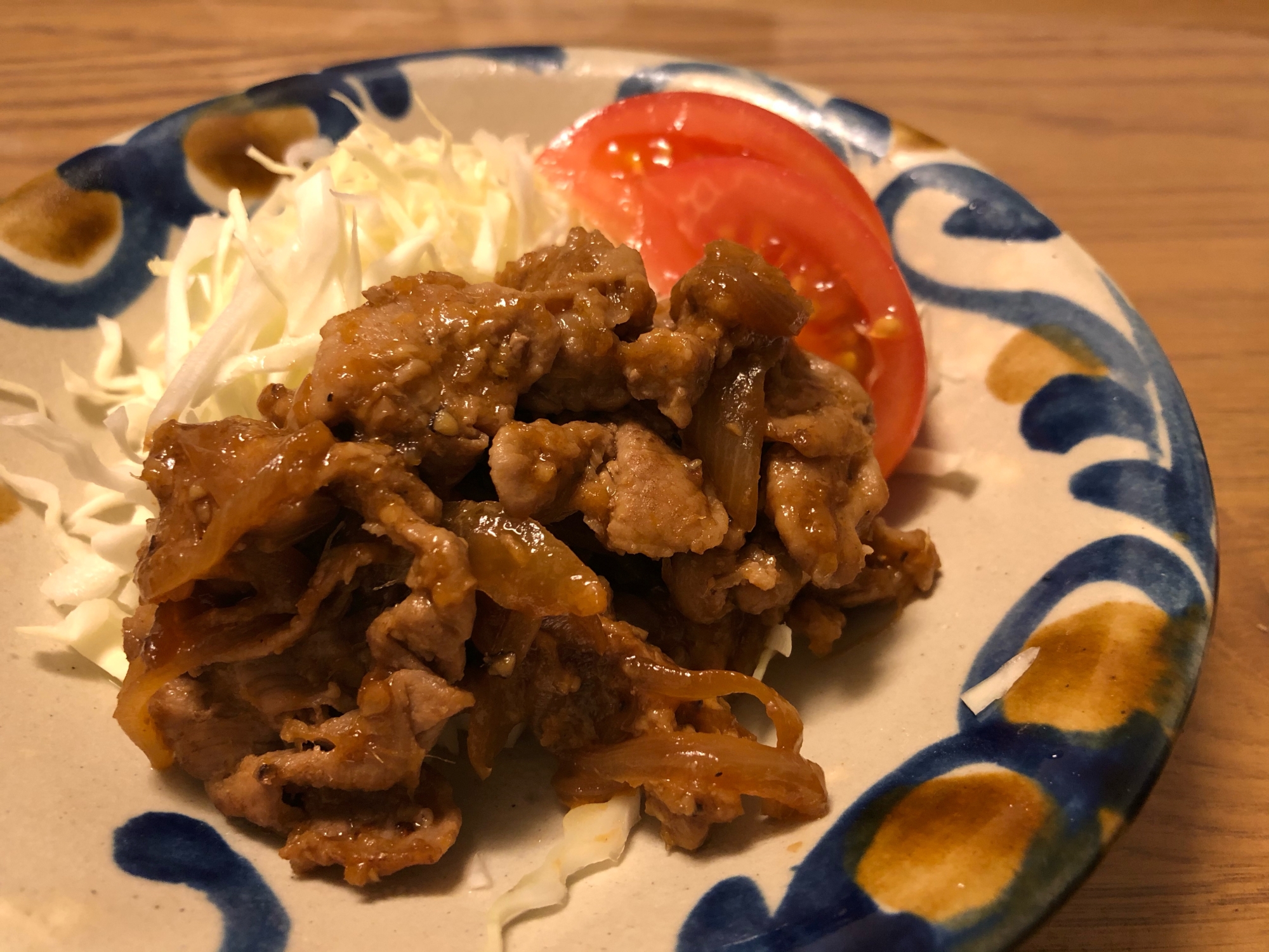 醤油麹で豚の生姜焼き