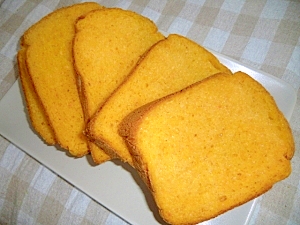 HBで!すりおろし人参の食パン★