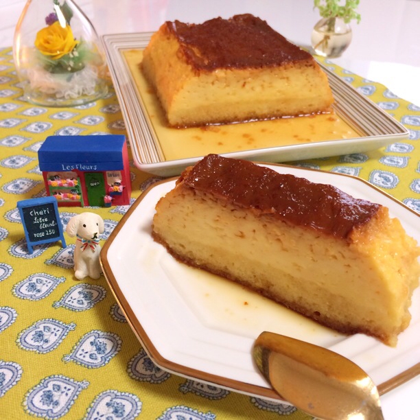 幸せになる美味しいハニープリンケーキ レシピ 作り方 By 食いしん坊ともりん 楽天レシピ
