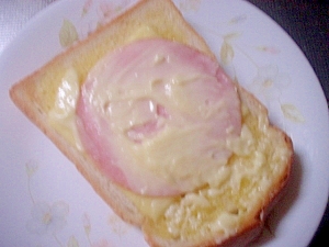 からしマヨネーズ・チーズハムトースト☆