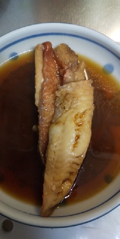 冷凍赤魚の煮付け