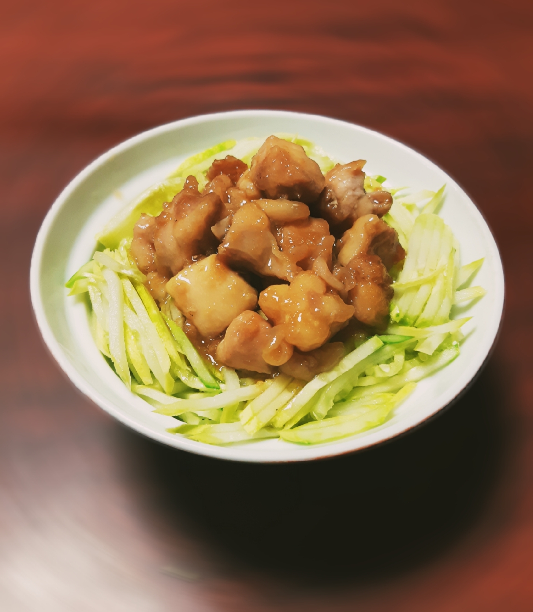 簡単◎フライパン◎やみつきチキン丼