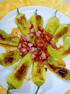 バナナピーマンを焼いていただきましょう レシピ 作り方 By だんばた 楽天レシピ バナナピーマンを焼いていただきましょう レシピ 作り方 By だんばた 楽天レシピ