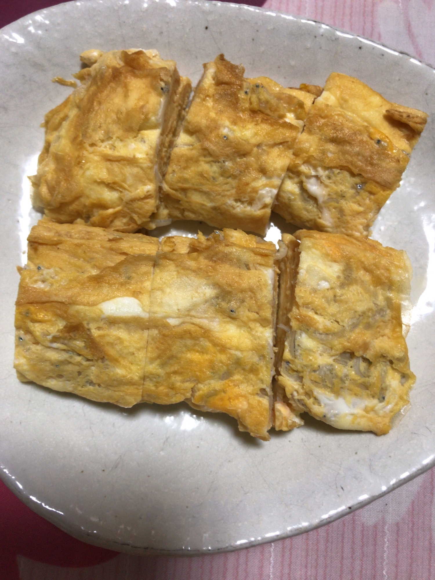 しらすのボリューム卵焼き