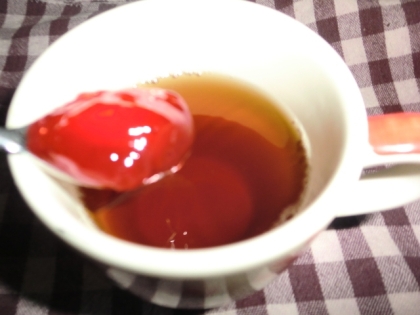 苺ジャムの甘み・香りで紅茶を楽しめますね♪
美味しかったです～（*^^*)/ご馳走様★