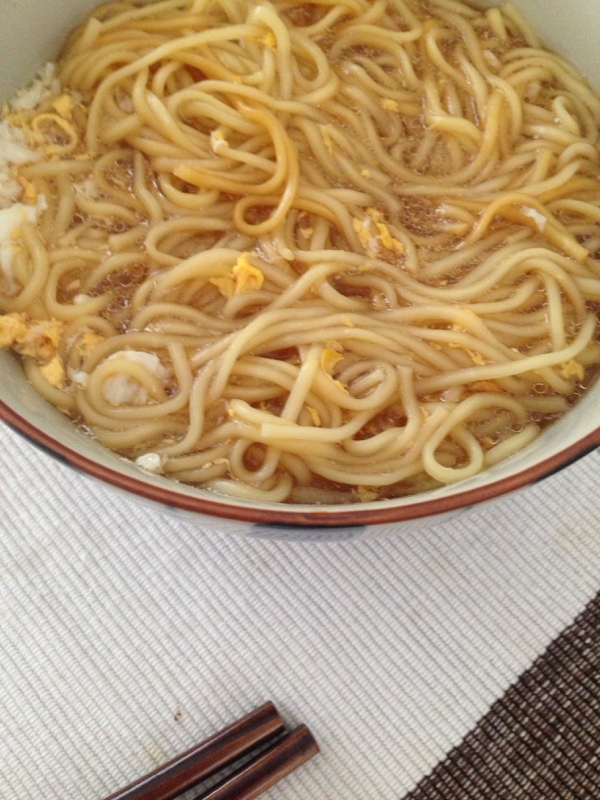 即席ラーメンで☆卵ラーメン(*^^*)☆