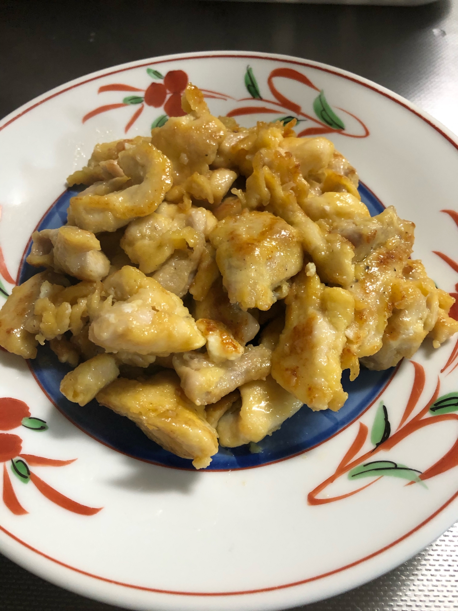 今日のおつまみ♡鶏肉の創味シャンタン炒め！