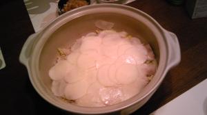 白菜・豚ばら・長芋蒸し焼き