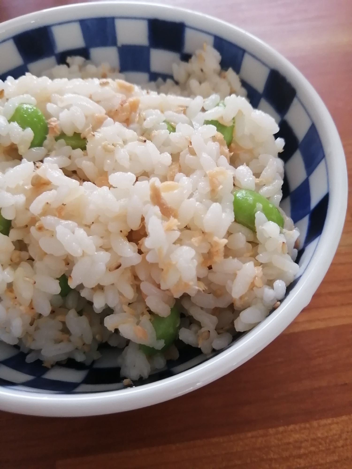 しょうがで食欲ましまし！枝豆鮭ごはん