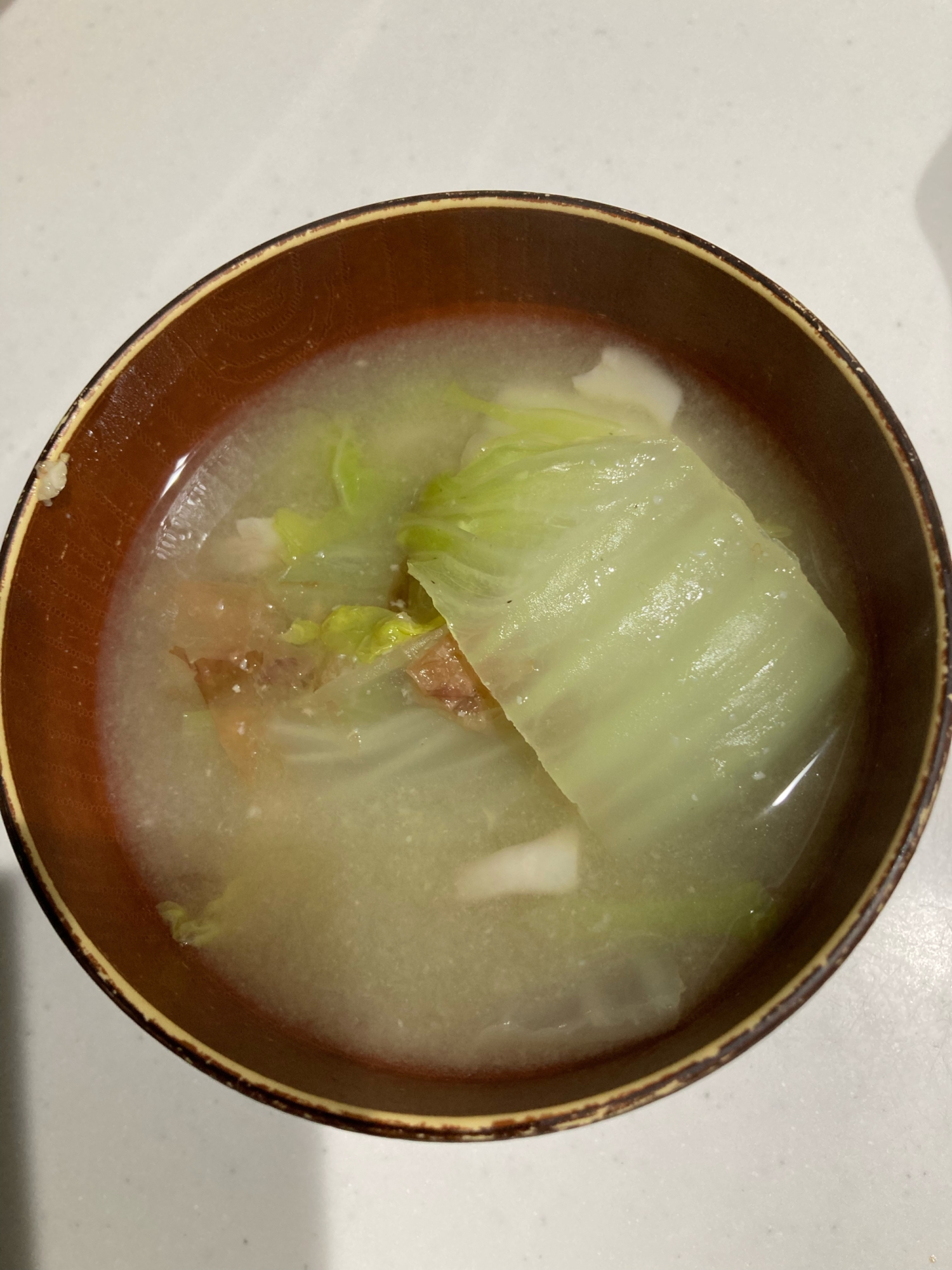 歯ごたえたっぷり⭐白菜のお味噌汁
