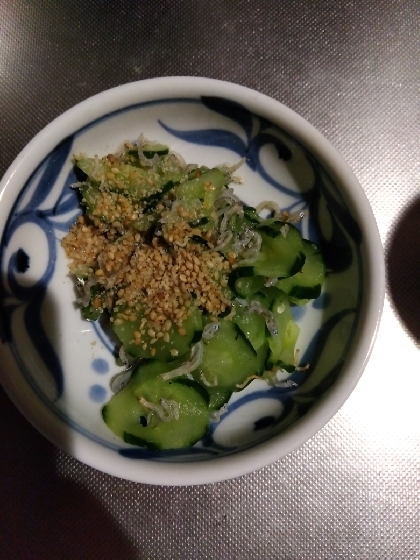 きゅうりとみょうがの酢の物