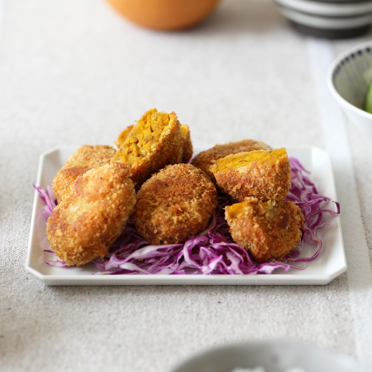 かぼちゃのカレーコロッケ レシピ 作り方 By 楽天出店店舗 Koz Life 北欧雑貨のお店 楽天レシピ