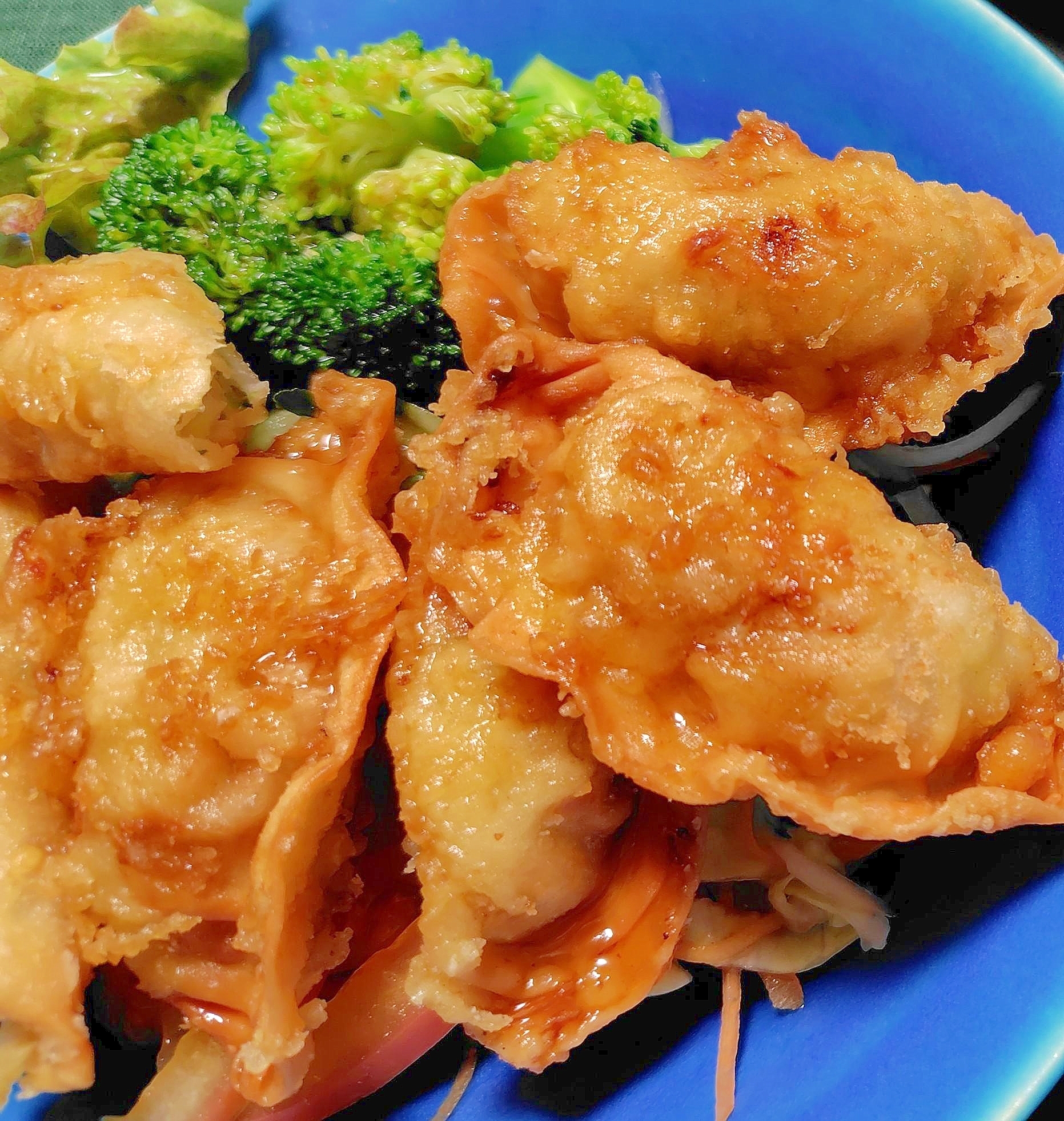 10分で！焼きより簡単　サクサク揚げ餃子