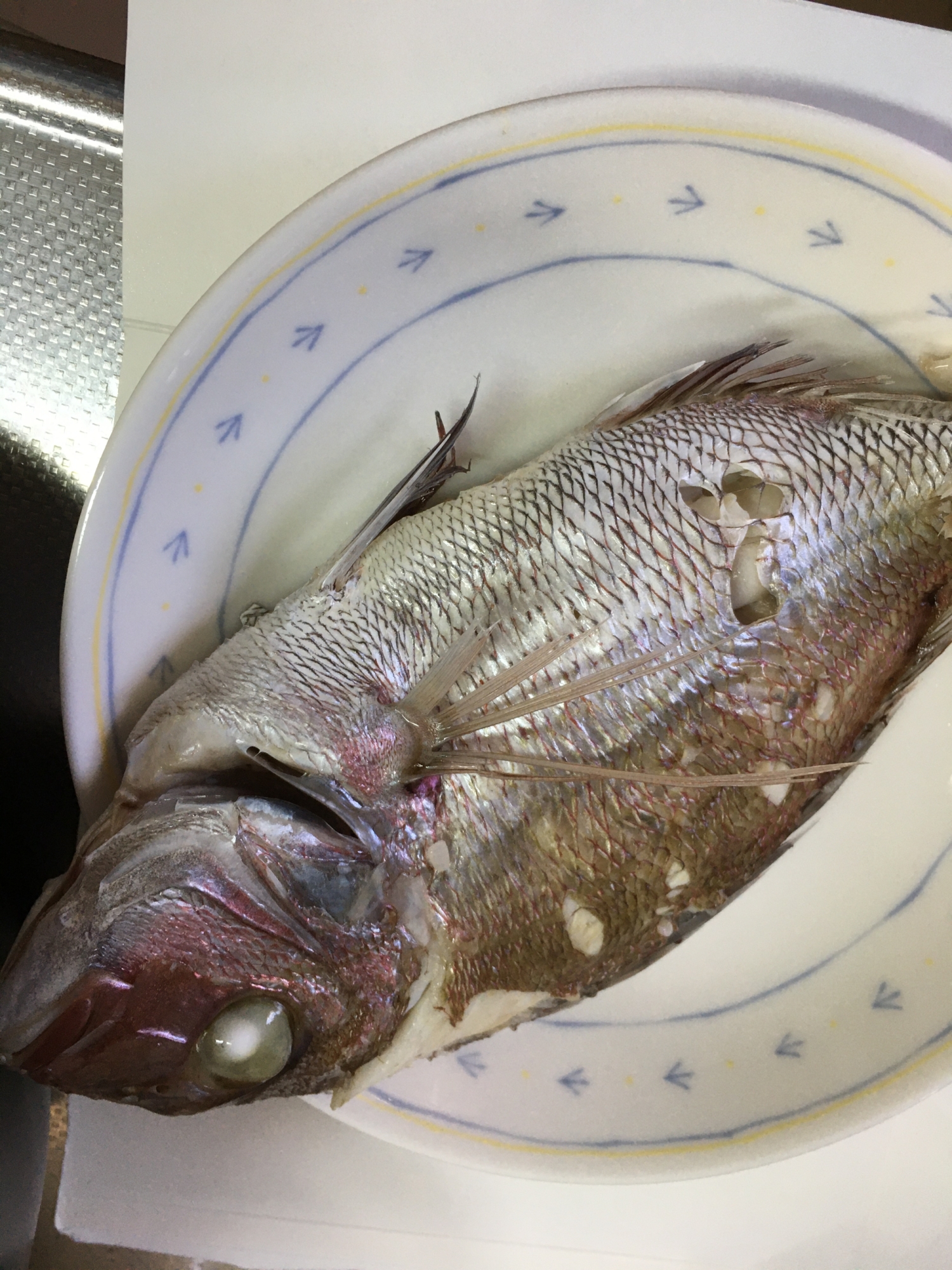 炊飯器で鯛の蒸し焼き