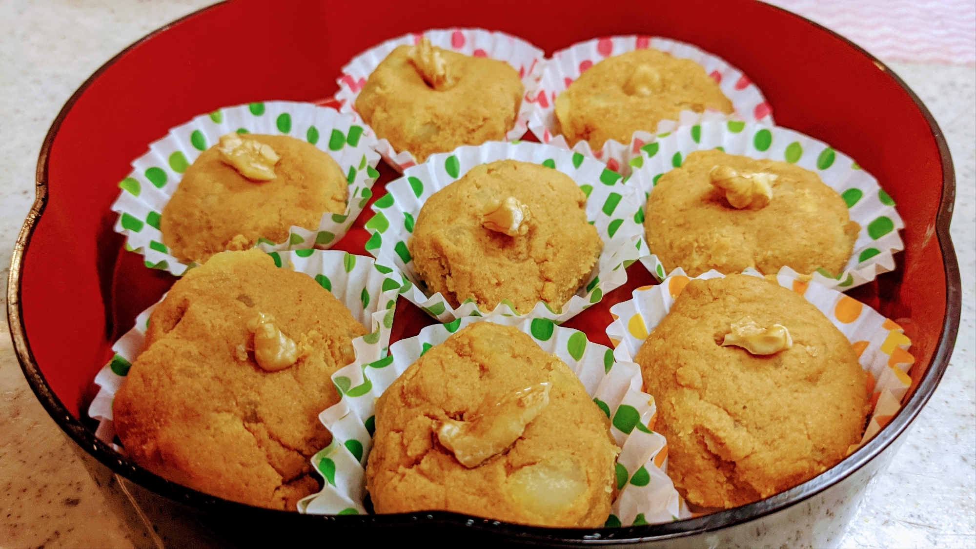 玄米胚芽とさつまいもの団子(◕ᴗ◕✿)