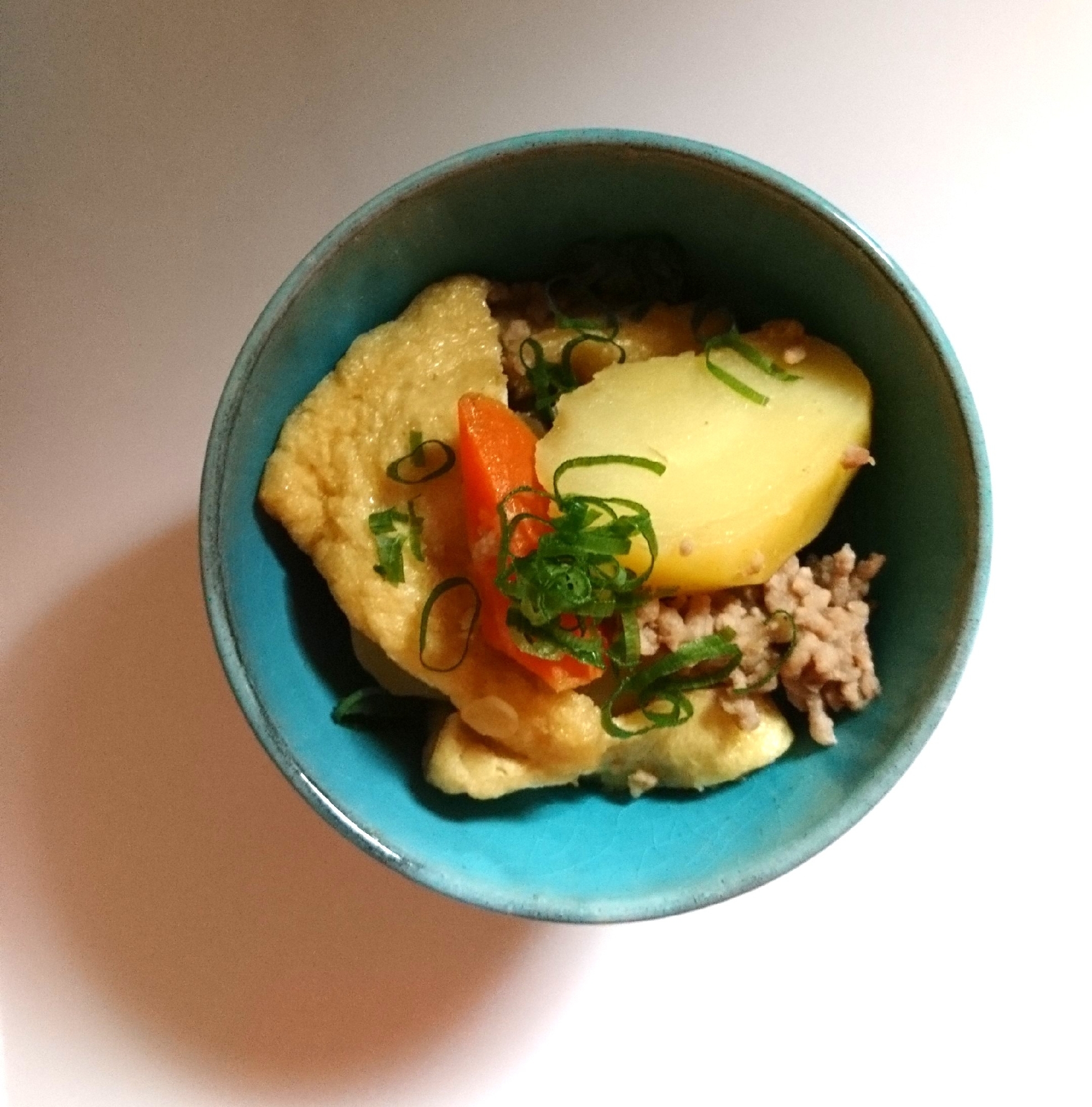 お揚げさんメインの肉じゃが風煮物