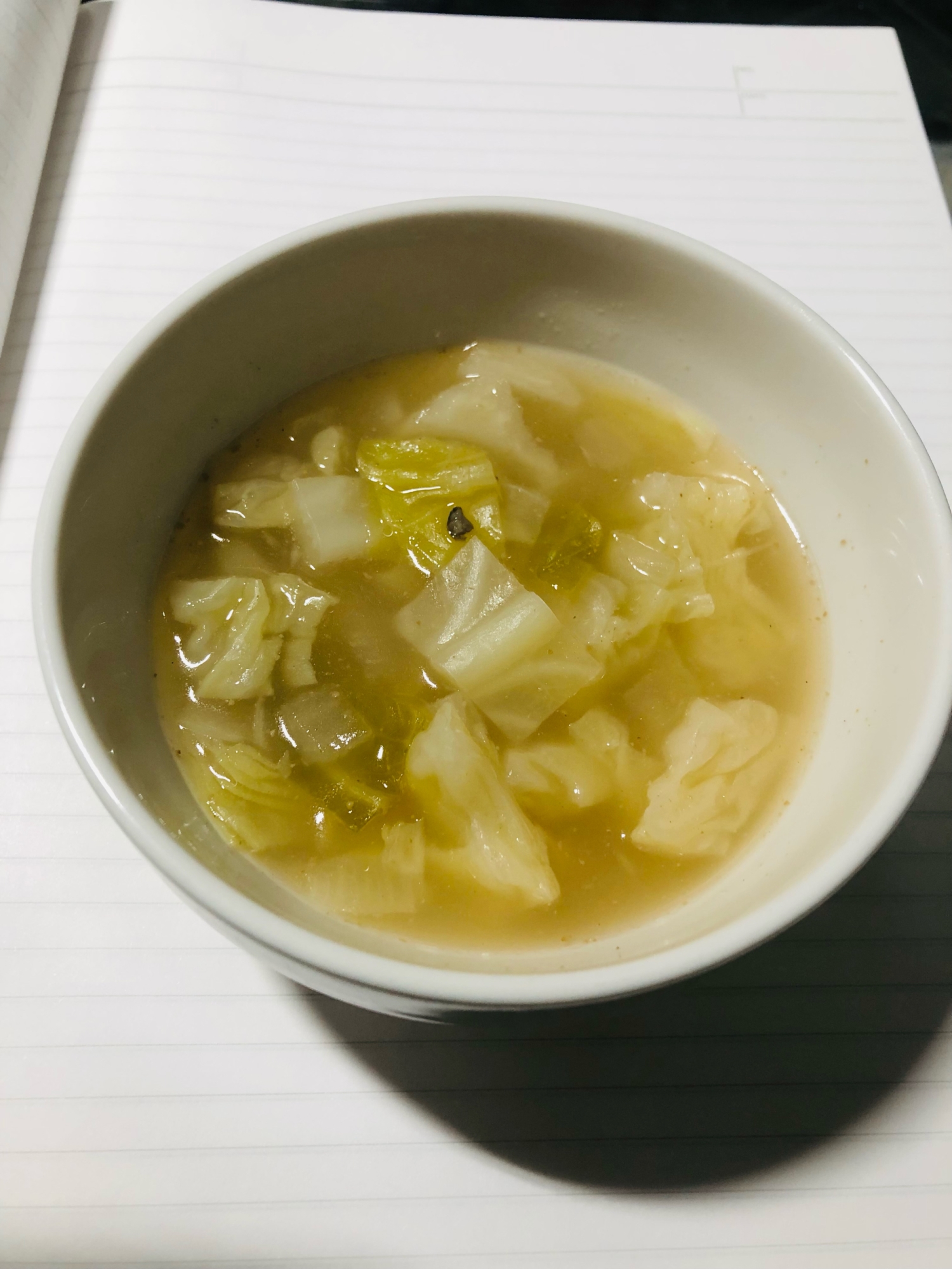 簡単ゴマ風味野菜スープ