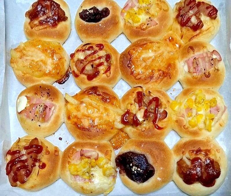 選べて楽しい♡惣菜ちぎりパン レシピ・作り方 by デラみーやん - 楽天