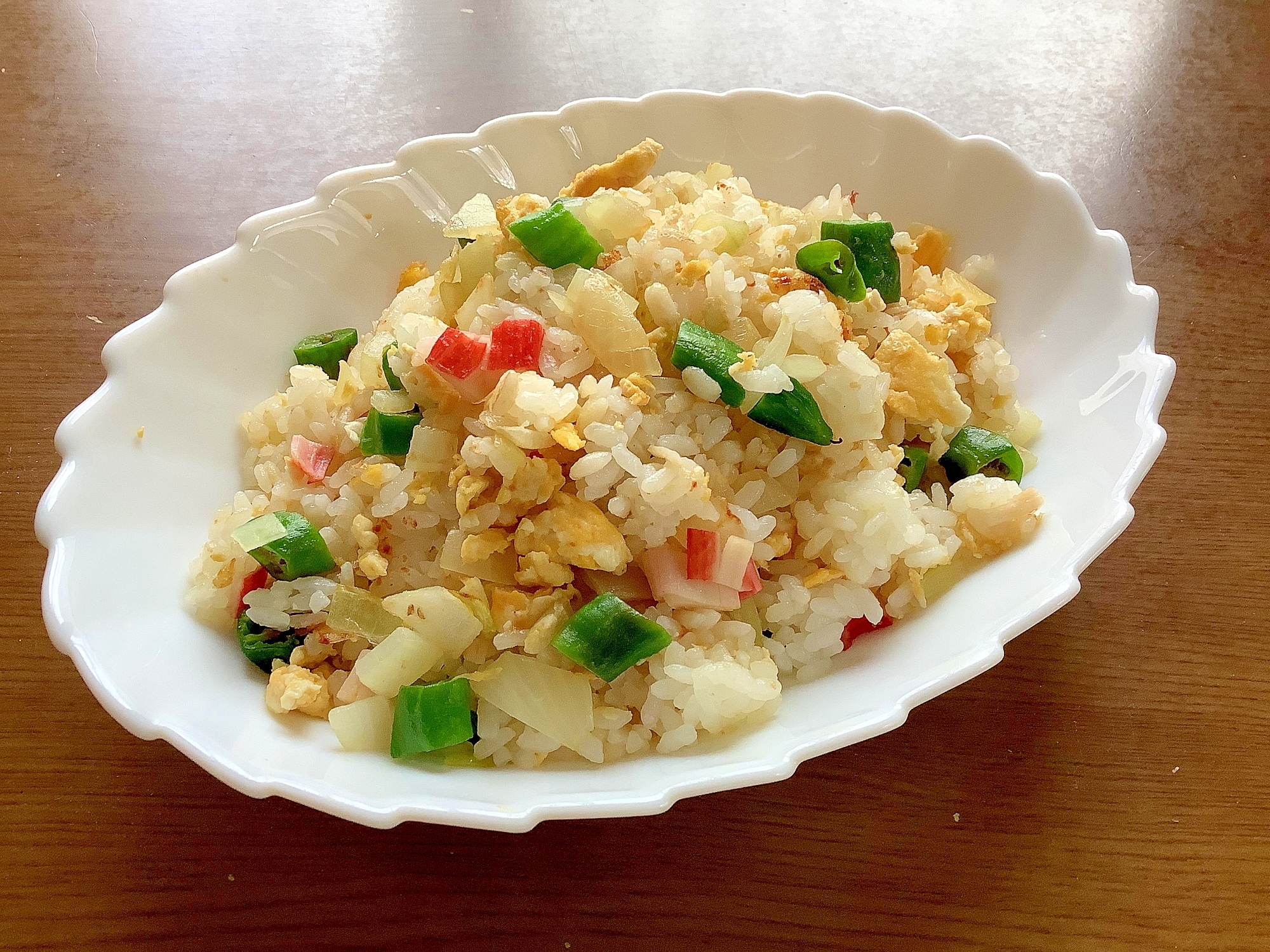 万願寺とうがらし入りチャーハン