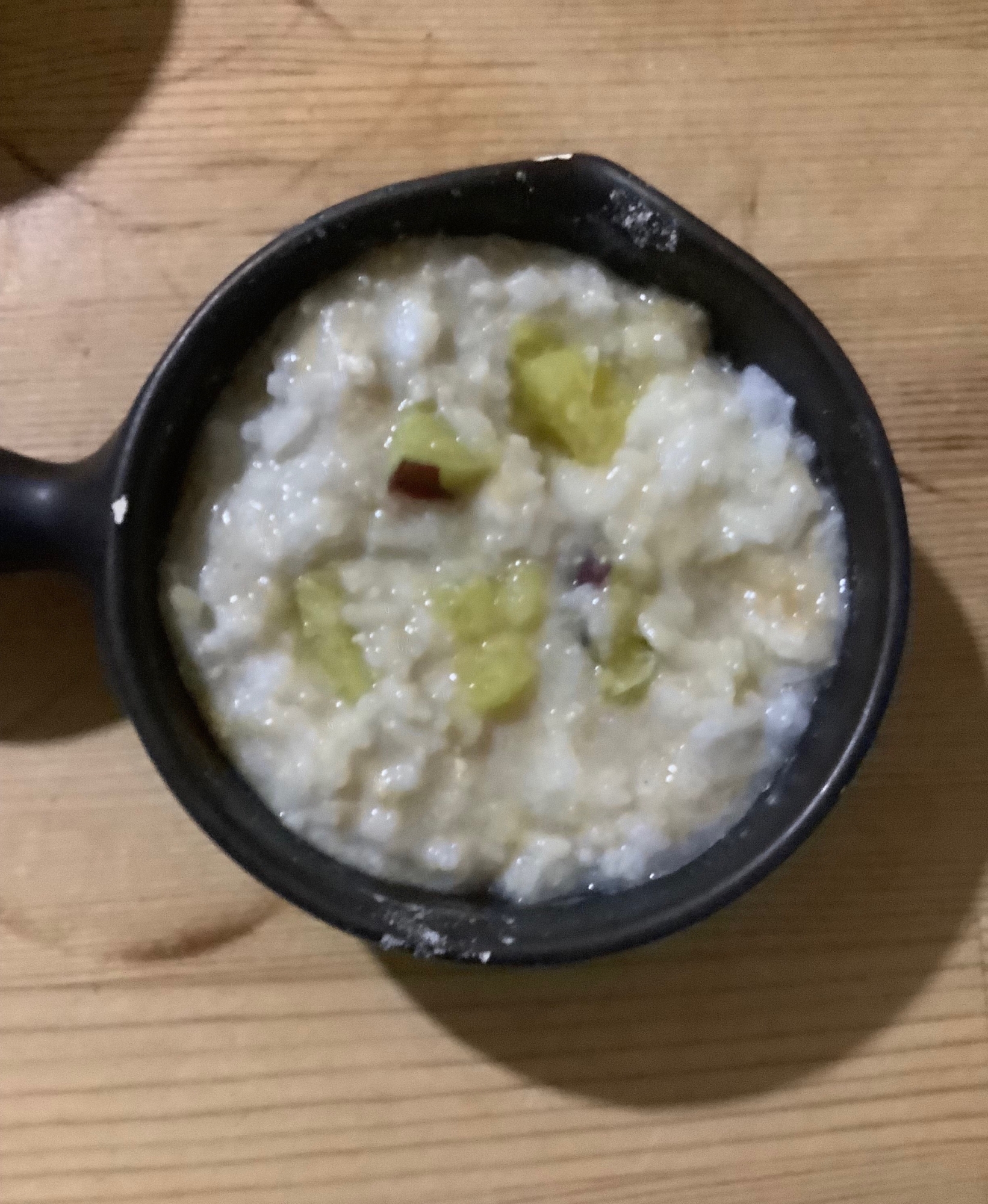 さつま芋蕎麦粉入りおじや♪