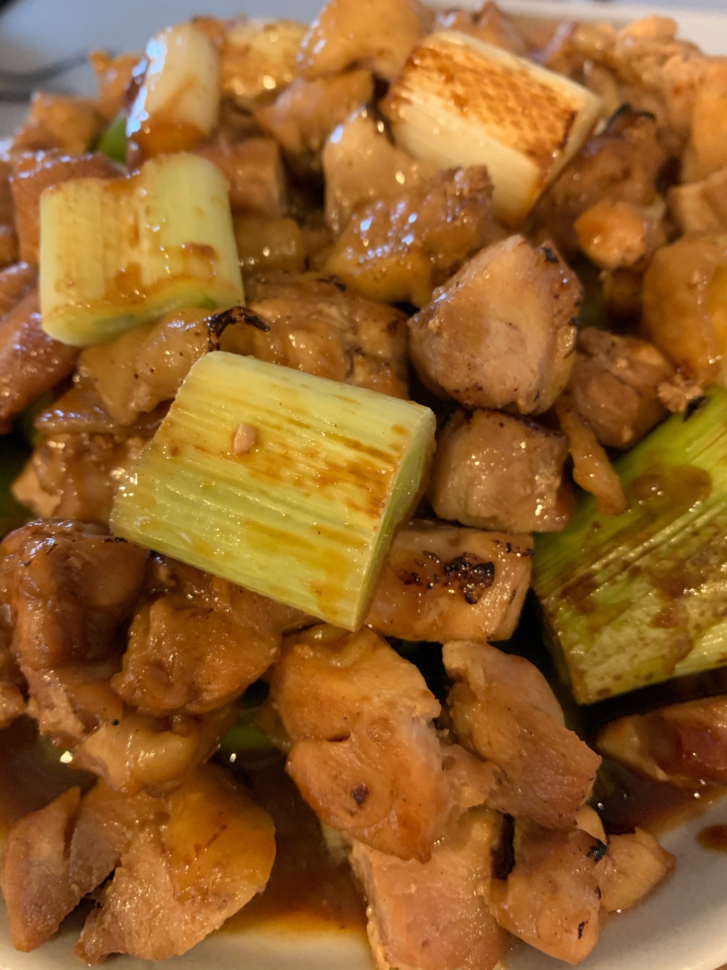 フライパンで串なし焼き鳥★ネギま