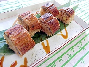 出汁巻き卵入り★鰻の棒寿司