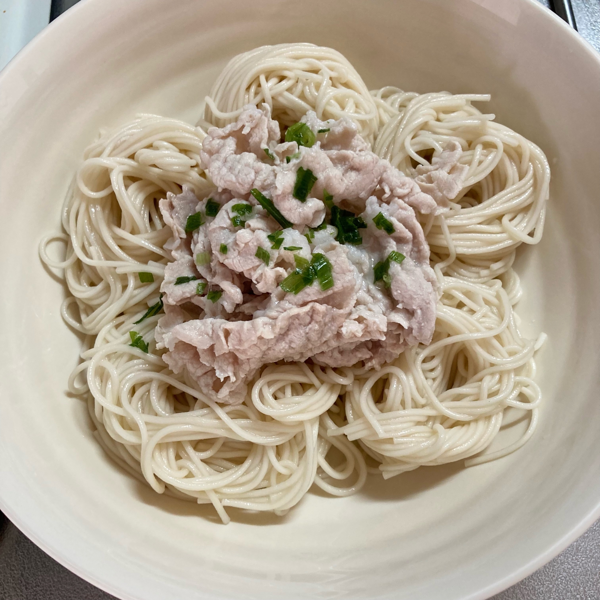 冷しゃぶそうめん