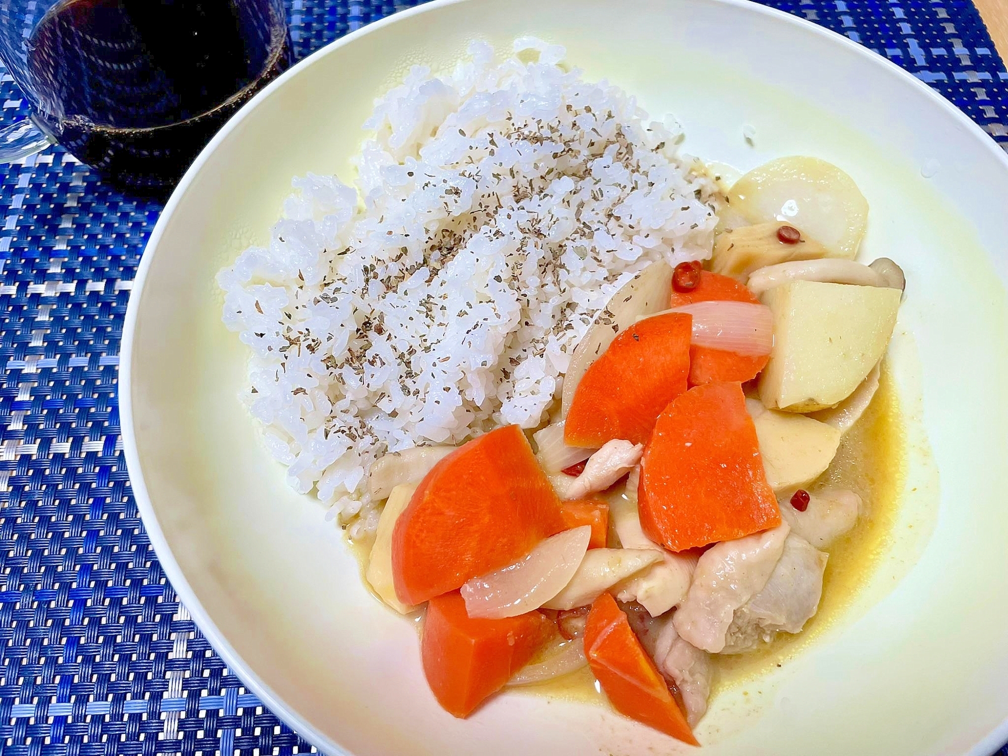 フライパンだけの簡単調理!グリーンカレー