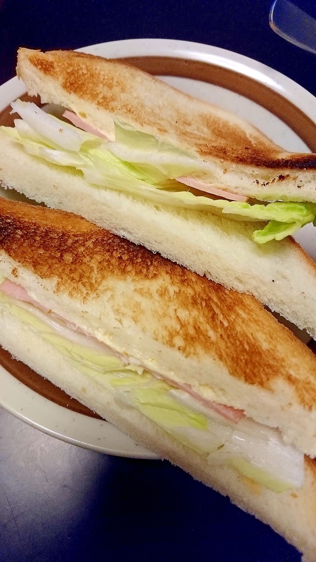 【パン料理】白菜でホットサンド