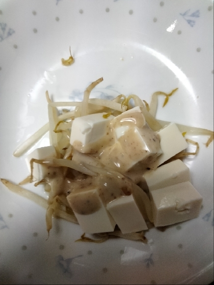 もやしと豆腐のサラダ