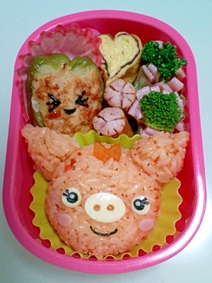 ぶたさん☆お弁当