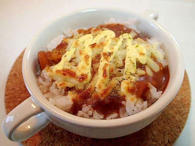 雑穀ご飯で　チーズカレードリア