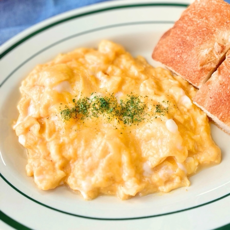 まるでホテルの朝食！ふわとろスクランブルエッグ