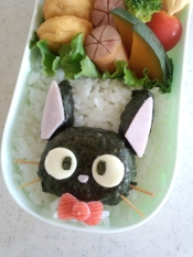 簡単キャラ弁 魔女の宅急便 ジジのお弁当 レシピ 作り方 By Cherry05 楽天レシピ