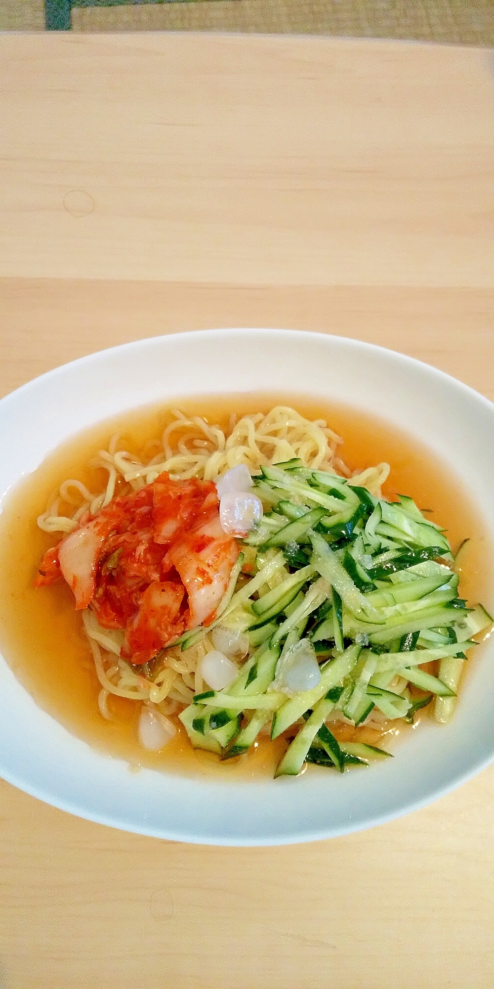 ランチに♪簡単ひんやり♪中華麺で盛岡冷麺風☆