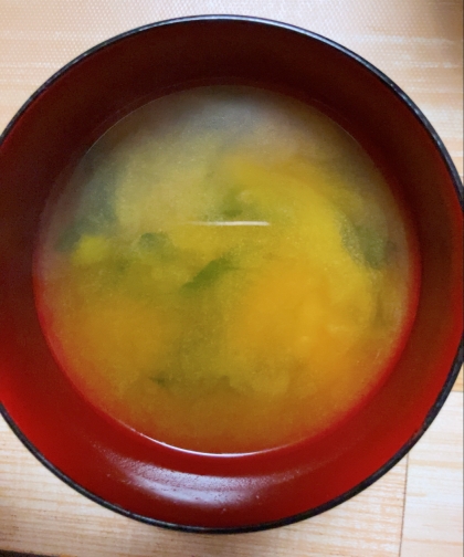 冷凍ブロッコリーの味噌汁