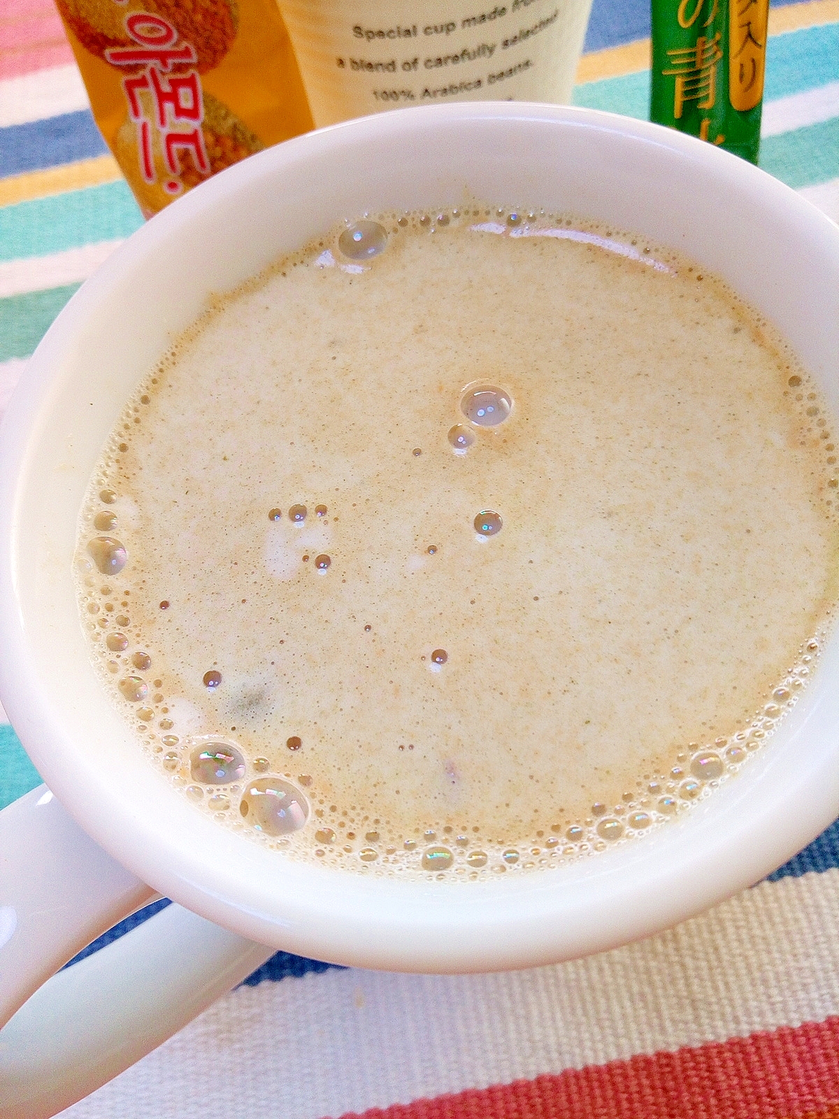 ホッと☆五味青汁カフェオレ♪