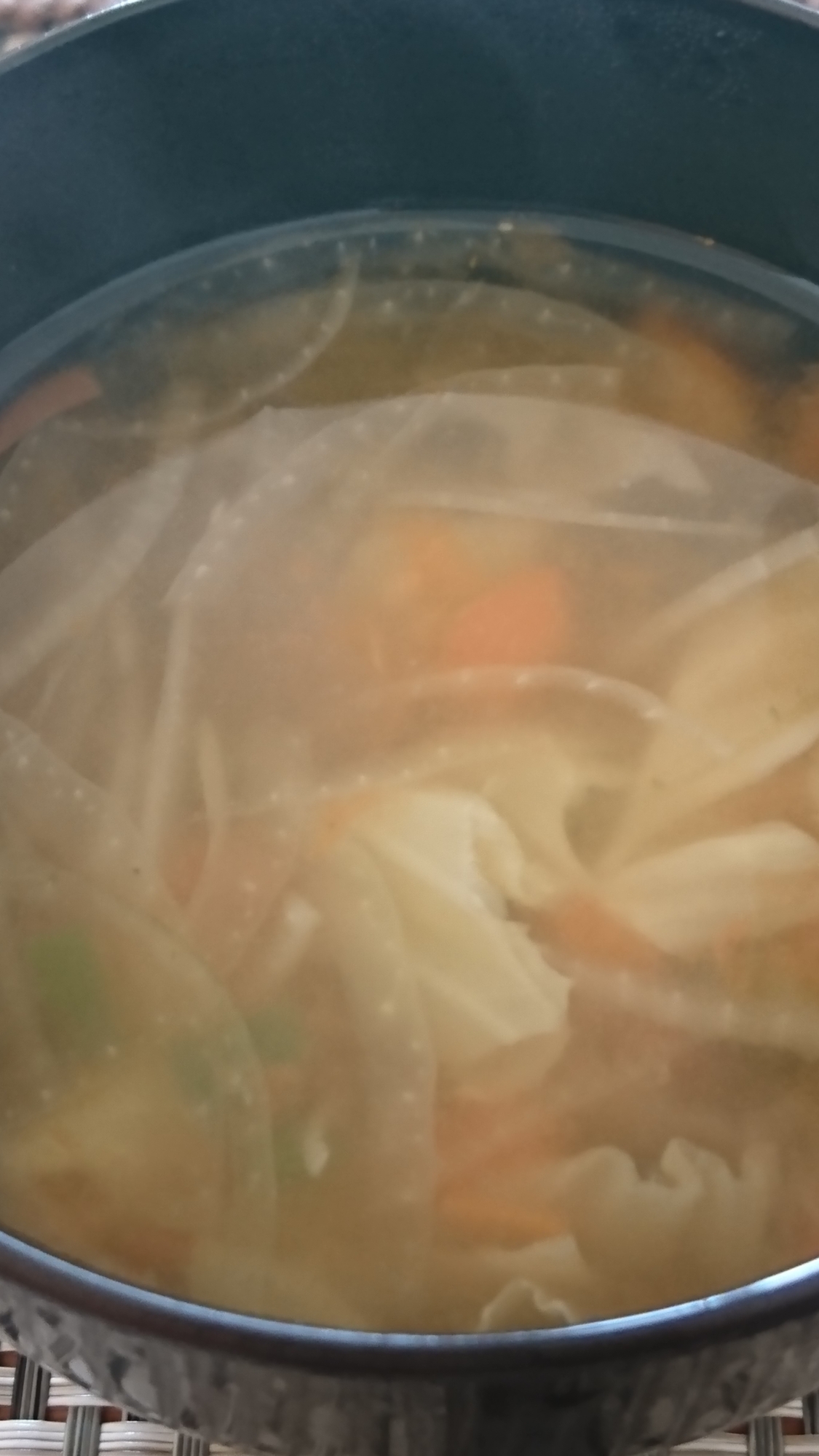 あり合わせ野菜のスープ