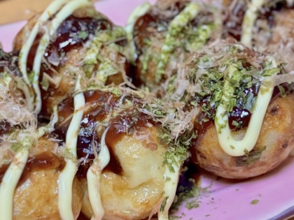 今日は、シーフードミックスで作る♪たこ焼き