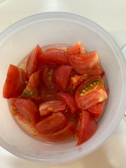 割れたトマトで トマトの砂糖漬け レシピ 作り方 By タルピ 楽天レシピ
