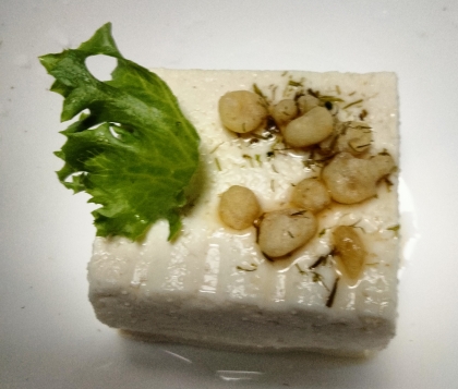 大葉揚げ玉冷奴