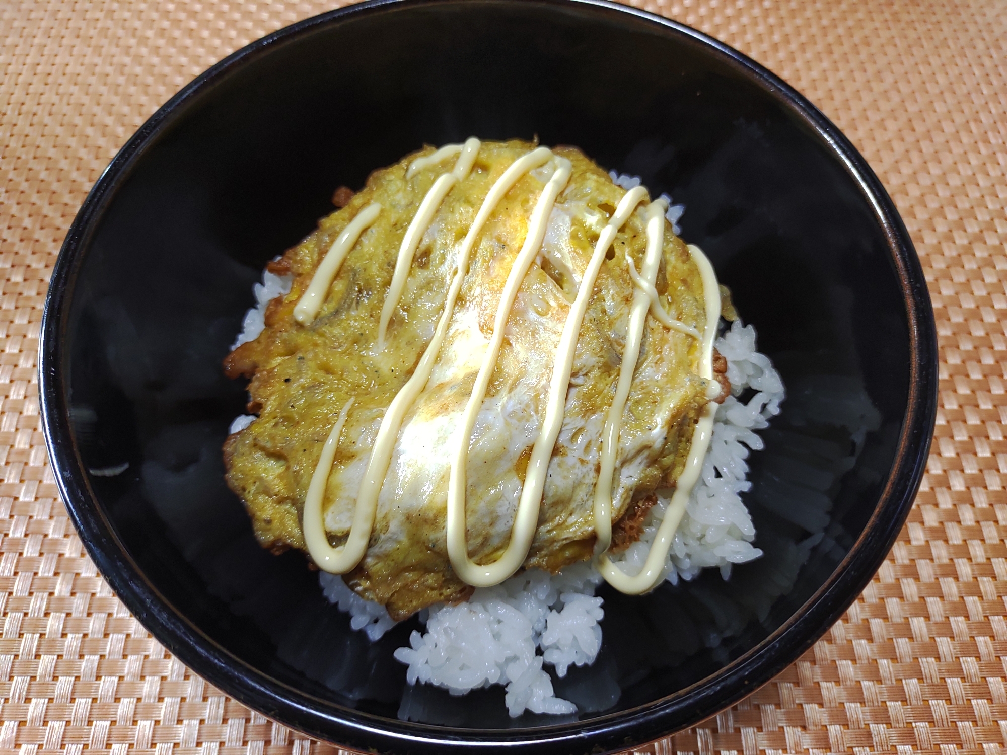 じゃこ入りたまご焼き丼