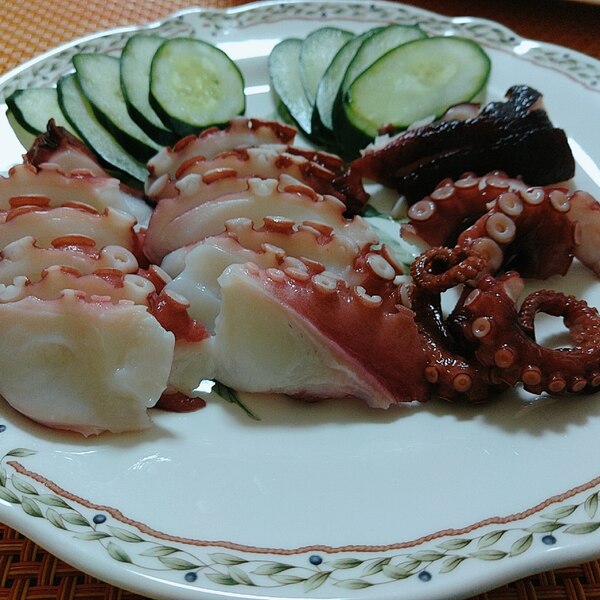 ゆでたこの下処理とお刺身 レシピ 作り方 By めがねのしし 楽天レシピ ゆでたこの下処理とお刺身 レシピ 作り方 By めがねのしし 楽天レシピ