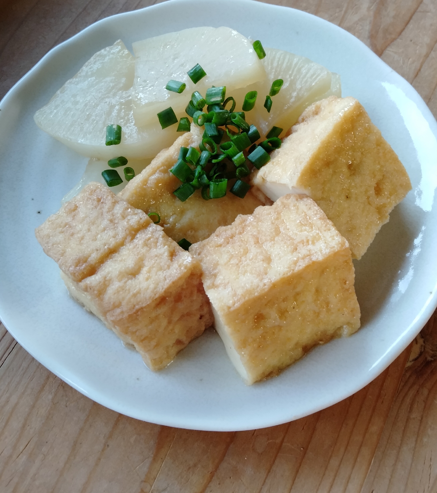 【圧力鍋使用】大根と厚揚げの煮物