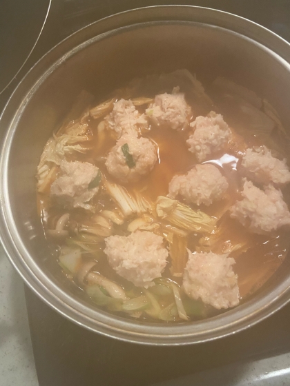 鶏団子、とっても好評でした。
美味しくて、温まりました。